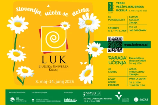 Vabljeni na Tedne vseživljenjskega učenja 2026 