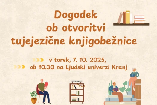 Otvoritev tujejezične knjigobežnice