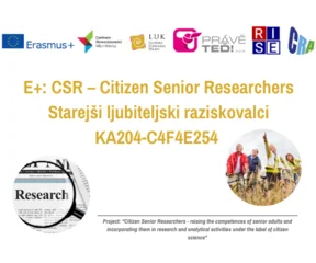 E+: CSR – Citizen Senior Researchers KA204-C4F4E254 