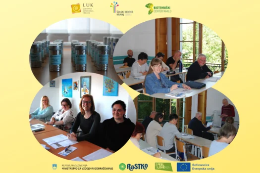 Utrinki s tečajev projekta RaSTKo