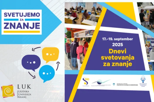 Dnevi svetovanja za znanje 2025 in svetovanje na daljavo
