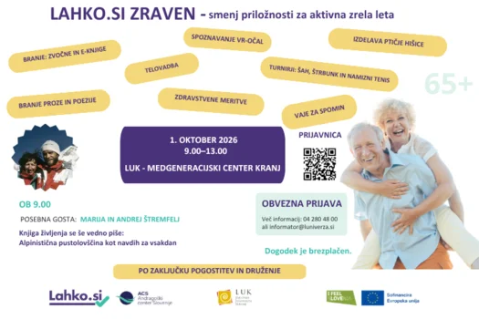 1. oktober - Mednarodni dan starejših